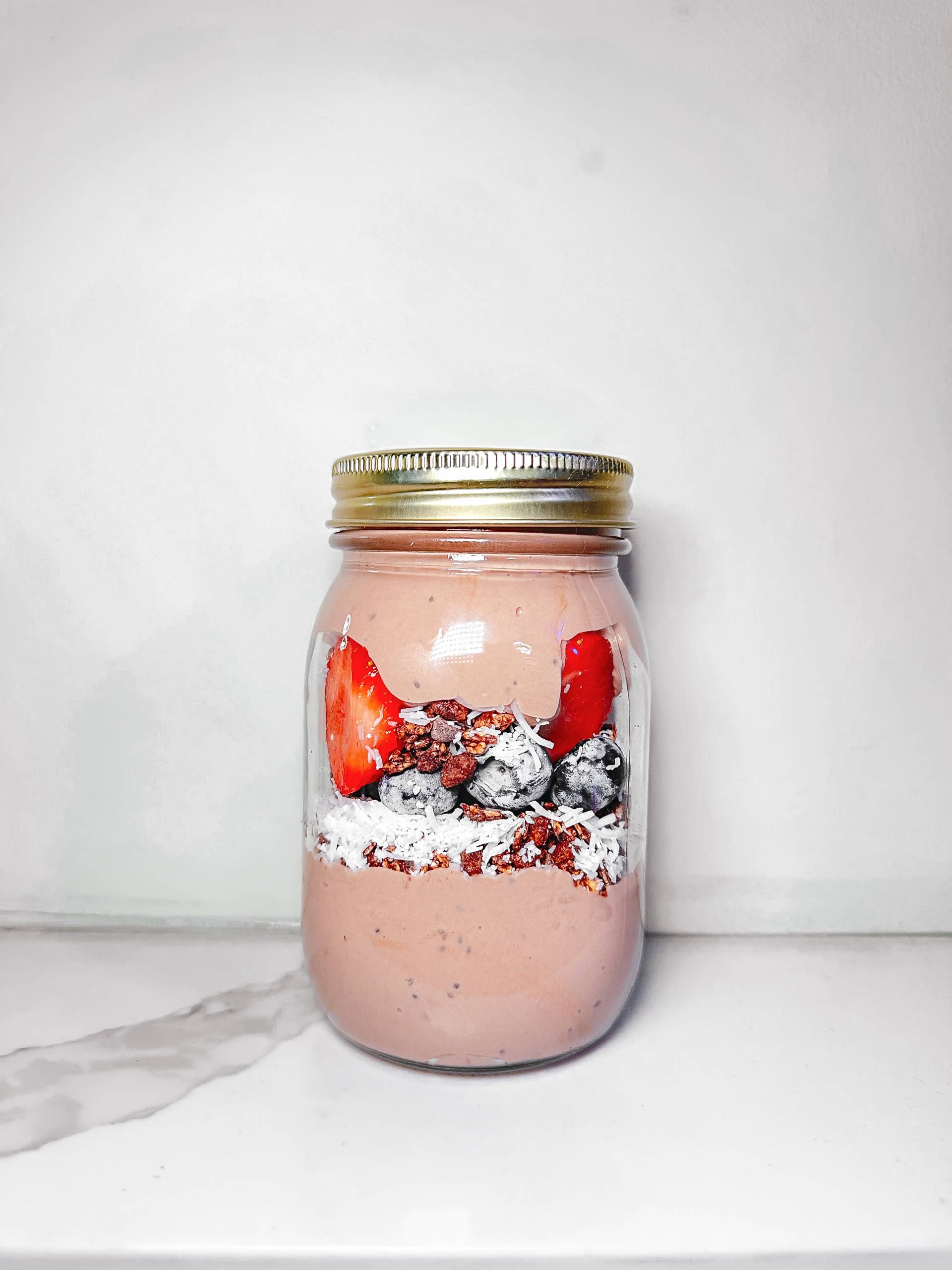 Chocolate Granola Protein Parfait